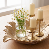 Autumn Gold Leaf Tray (2 pcs)