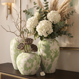 Botanical Ceramic Vase Set