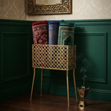 Royal Gold Prayer Mat Stand