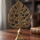 Golden Monstera Leaf