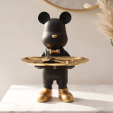 Black & Gold Standing Bear