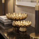 Gold Petal Crown Bowl (2 Psc)