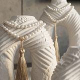 Arch Vase Set with Pearls (Set of 4)