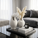 Curved Neck Vase Duo (Set of 2)
