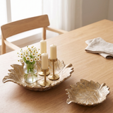 Autumn Gold Leaf Tray (2 pcs)