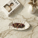 Elegant Leaf Accent Tray