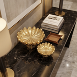 Gold Petal Crown Bowl (2 Psc)