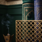 Royal Gold Prayer Mat Stand