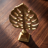Golden Monstera Leaf
