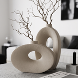 Oval Ring Vase (Set of 2)