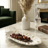 Elegant Leaf Accent Tray