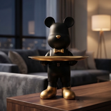 Black & Gold Standing Bear