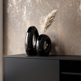 The Noir Curl Vase