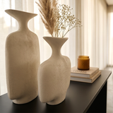 Sand Stone Vase (Duo Set of 2)