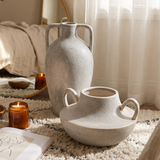 Stone Grey Amphora Vase Set