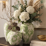 Botanical Ceramic Vase Set