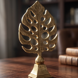 Golden Monstera Leaf