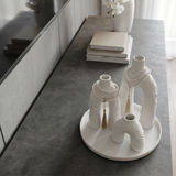Arch Vase Set with Pearls (Set of 4)