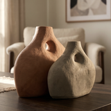 Boho Clay Vase (Set of 2)