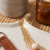Ginkgo leaf trinket dish