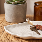 Ginkgo leaf trinket dish